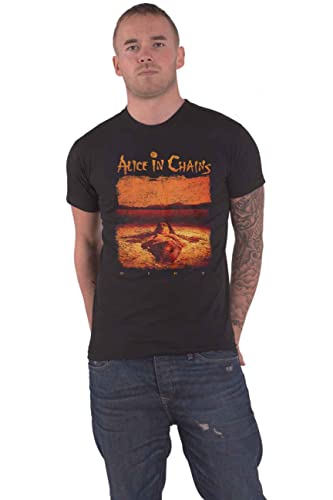 Alice In Chains Distressed Dirt Männer T-Shirt schwarz M 100% Baumwolle Band-Merch, Bands von Plastic Head