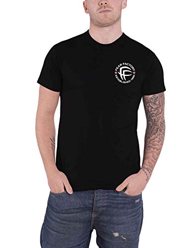 Fear Factory T Shirt 30 Years of Fear Band Logo Nue offiziell Herren von Plastic Head