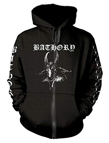 Plastic Head Bathory 'Goat' Zip Up Hoodie, Schwarz , XL von Plastic Head