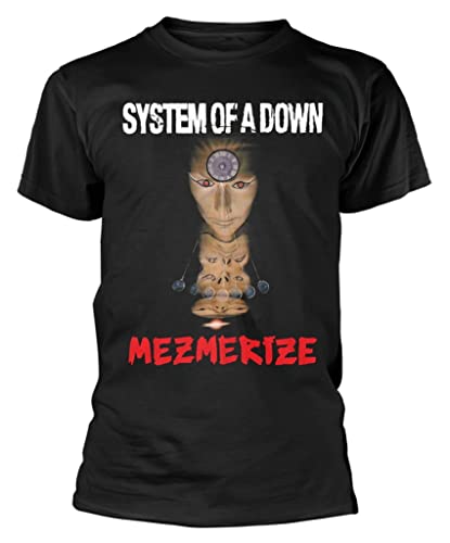 Plastic Head System of A Down Mezmerize T-Shirt, Größe S, Schwarz, Schwarz von Plastic Head