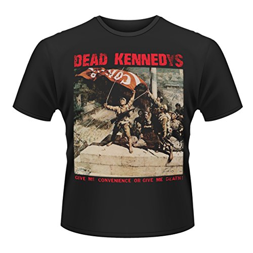 Plastichead Herren T-Shirt Dead Kennedys Convenience Or Death, Nero (Black), Small (herstellergröße: Small) von Plastic Head