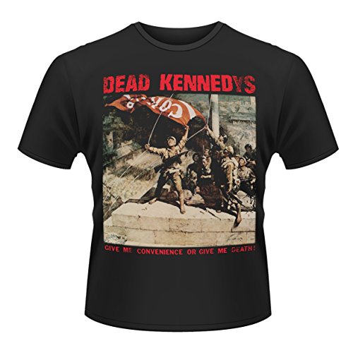 Plastichead Herren T-Shirt Dead Kennedys Convenience Or Death, Nero (Black), Xx-large (herstellergröße: Xx-large) von Plastic Head