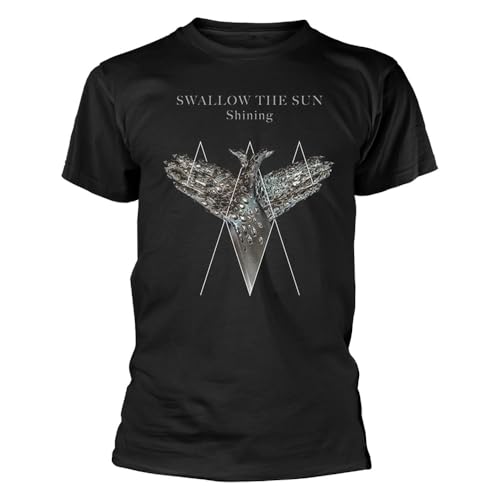 Swallow The Sun Shining Männer T-Shirt schwarz XL 100% Baumwolle Band-Merch, Bands von Plastic Head