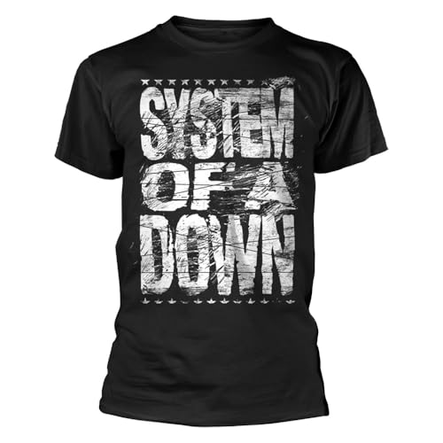 System of A Down Distressed Logo T Shirt XL von Plastic Head