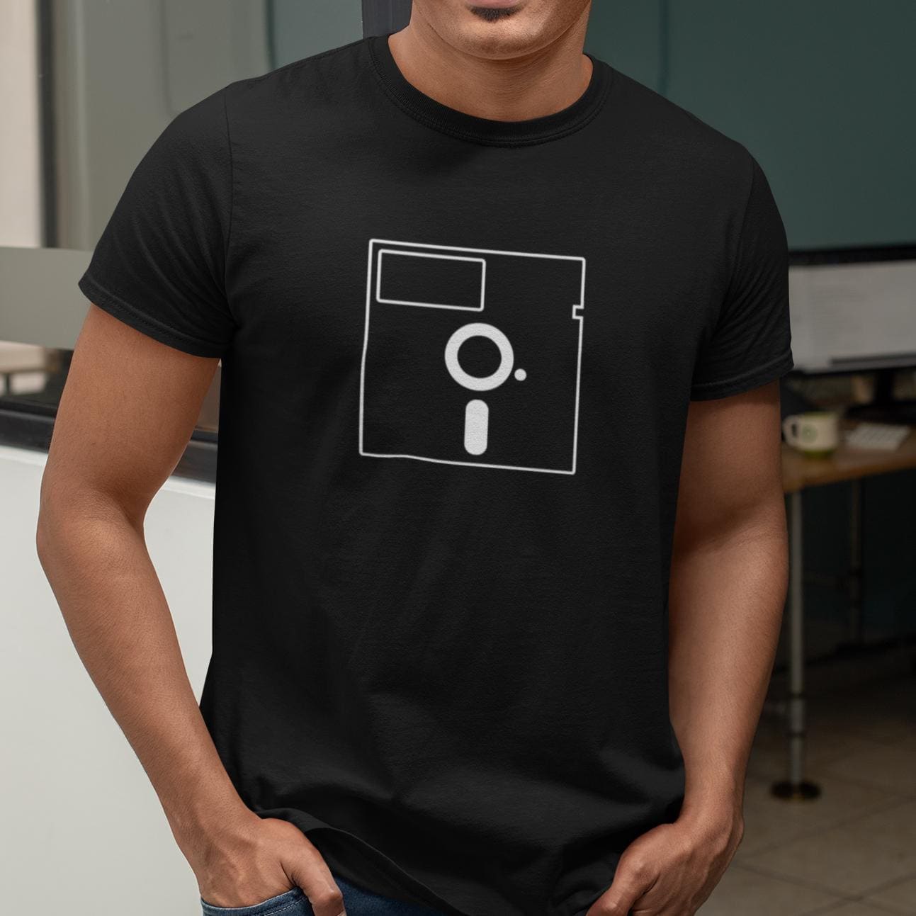 13, 5 cm Floppy Disc T-Shirt 13, 5 cm Floppy Disc T-Shirt von PlasticRevolution