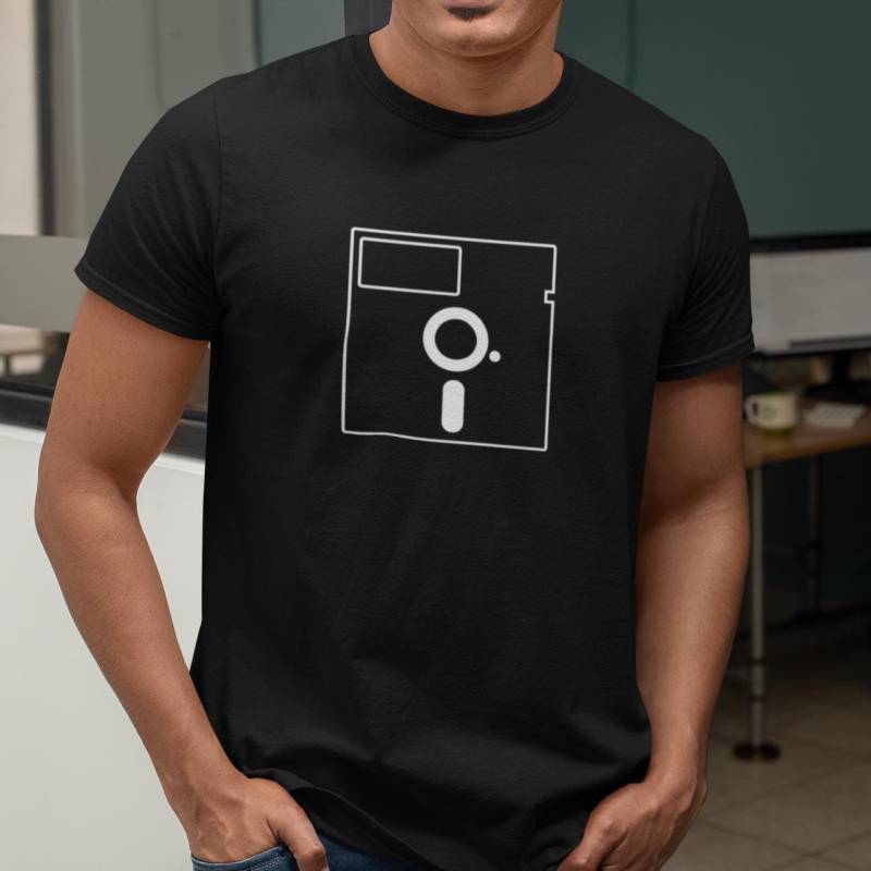 13, 5 cm Floppy Disc T-Shirt von PlasticRevolution