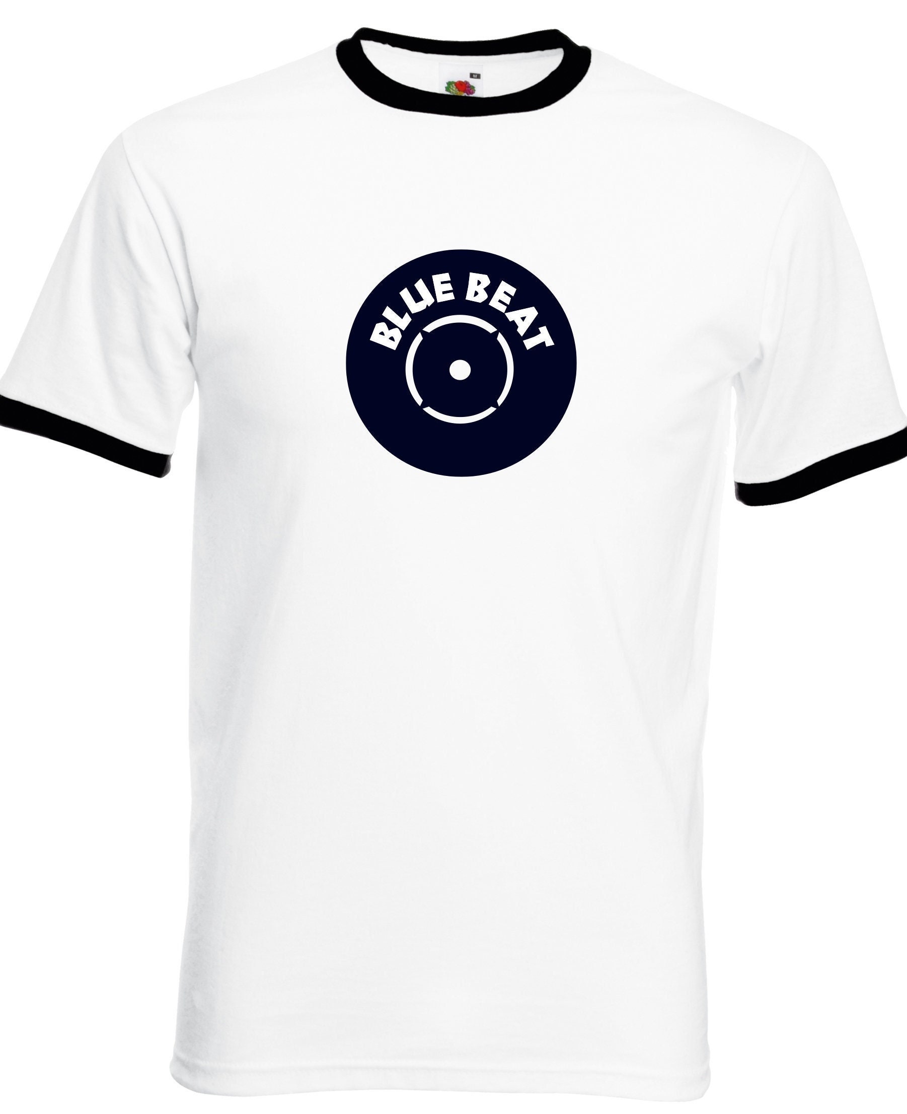 Blue Beat Cords - Ringer T-Shirt Blue Beat Cords - Ringer T-Shirt von PlasticRevolution