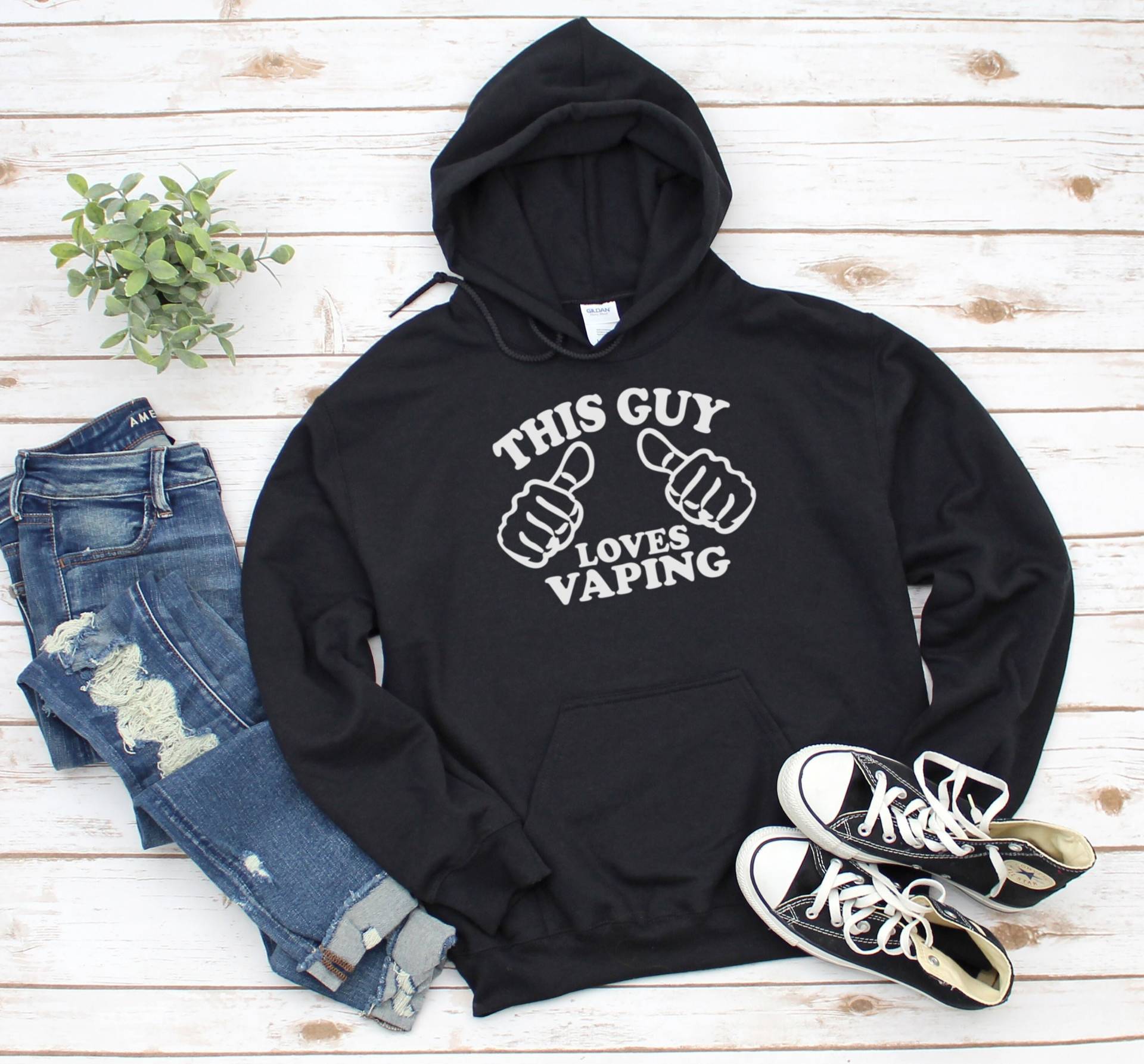 Dieser Typ Liebt Dampfen - Hoodie Dieser Typ Liebt Dampfen - Hoodie von PlasticRevolution