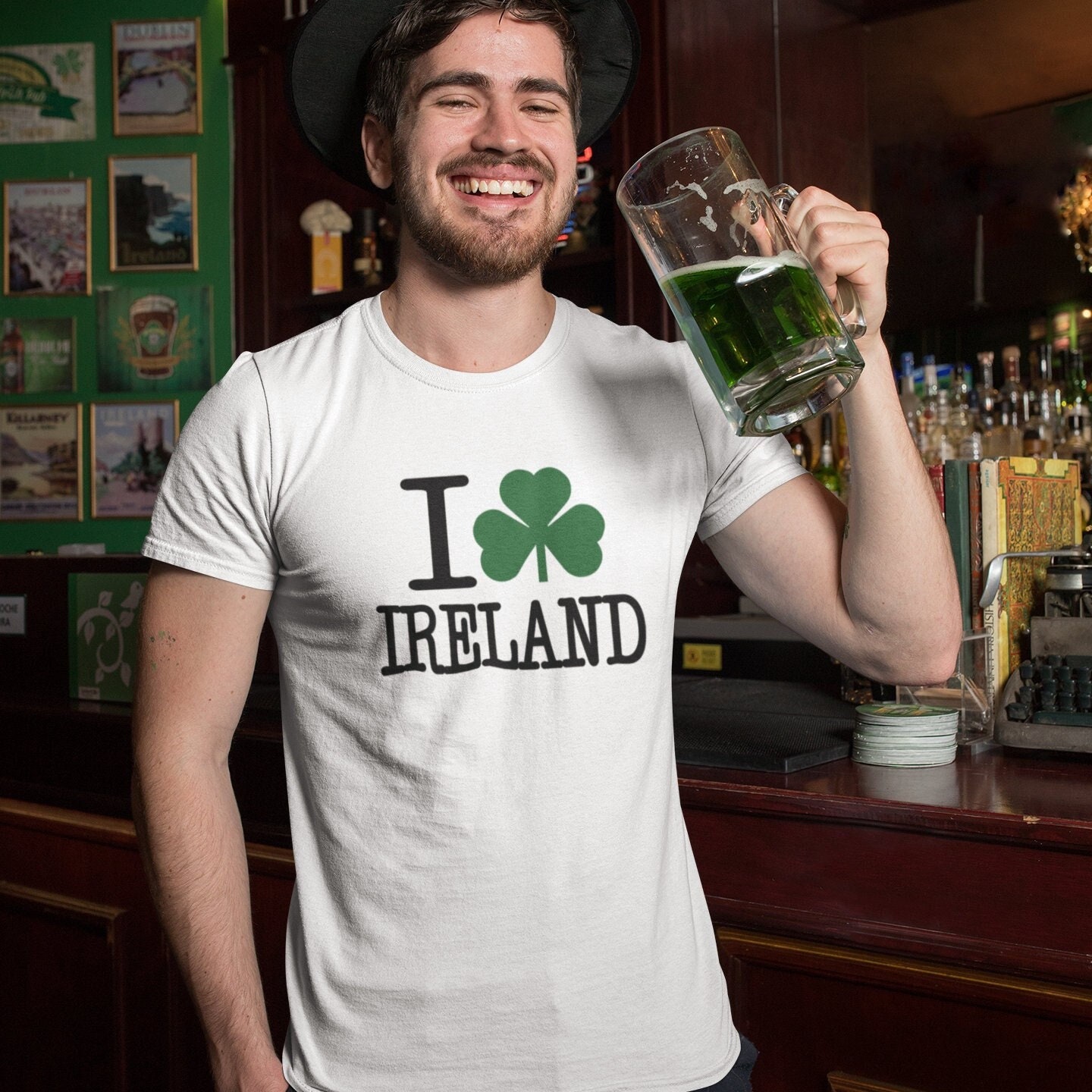 Ich Liebe | Klee Irland T-Shirt Ich Liebe | Klee Irland T-Shirt von PlasticRevolution