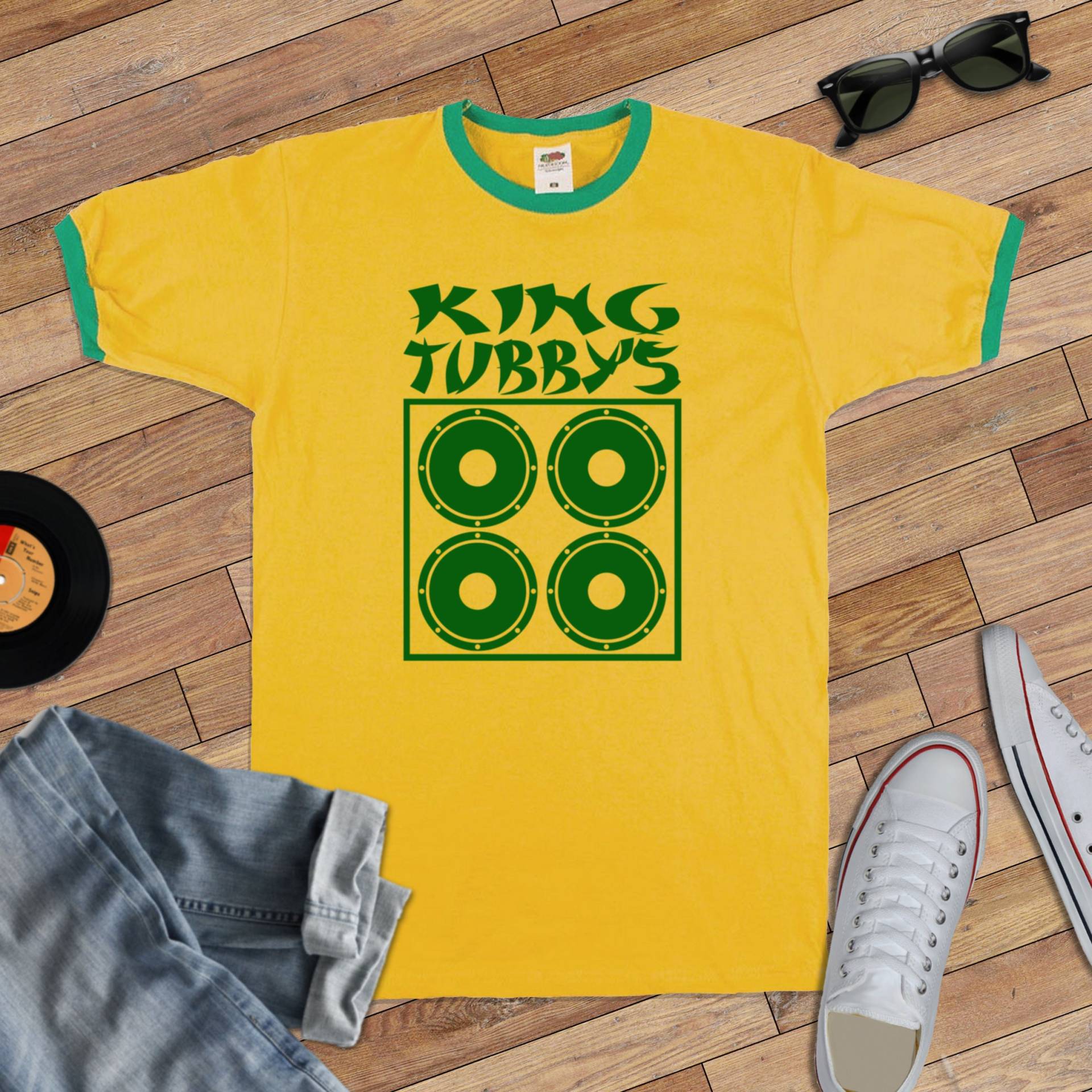 King Wanne's Sound System Ringer T-Shirt King Wanne's Sound System Ringer T-Shirt von PlasticRevolution