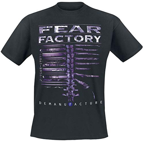 Plastic Head Herren Fear Factory Demanfacture TSFB T-Shirt, Schwarz, XL von Plastic Head