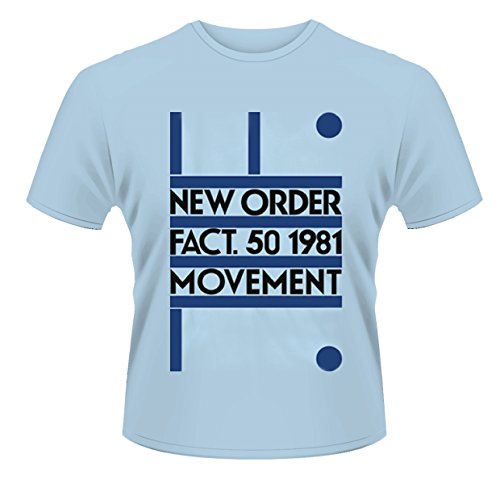 Plastic Head Herren New Order Movement T-Shirt, blau, XXL von Plastic Head