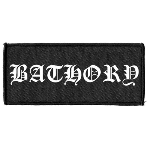Plastichead Bathory Band Logo Sew on Patch One Size von Plastichead