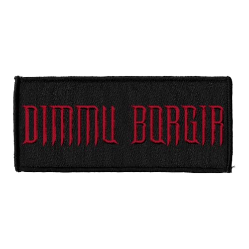 Plastichead Dimmu Borgir Band Logo Rot Sew on Patch One Size Plastichead Dimmu Borgir Band Logo Rot Sew on Patch One Size von Plastichead