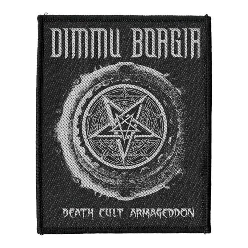 Plastichead Dimmu Borgir Death Cult Armageddon Silber Sew on Patch One Size von Plastichead