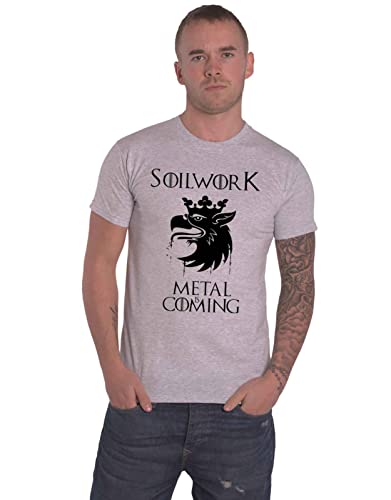 Soilwork T Shirt Got Band Logo Nue offiziell Herren Grau M von Plastic Head