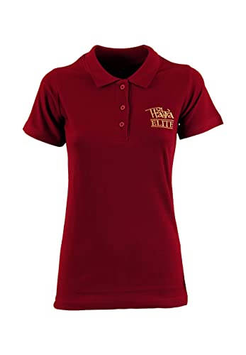 Platea Elite Poloshirt für Damen in Bordeaux Gr. L von Platea