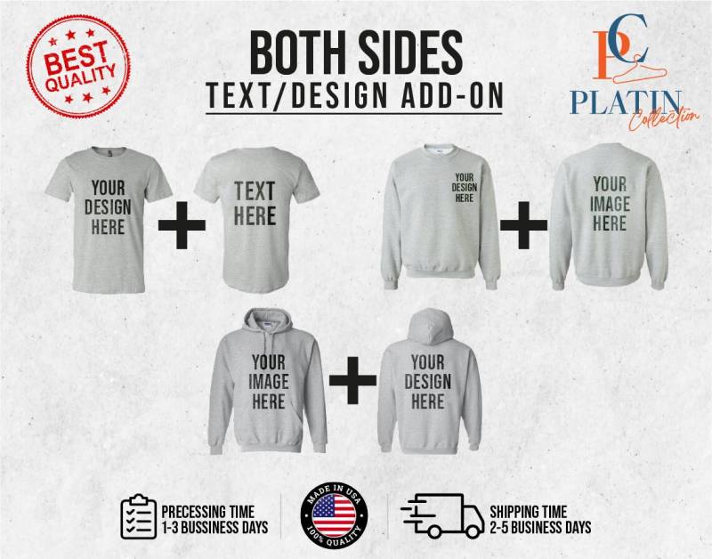 Beide Seiten Bild/Text Design Add-On Upgrade von PlatinCollection
