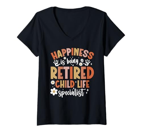 Damen CLS Appreciation Happiness Zertifizierter Spezialist für Kinderleben T-Shirt mit V-Ausschnitt Damen CLS Appreciation Happiness Zertifizierter Spezialist für Kinderleben T-Shirt mit V-Ausschnitt von Play Therapy Outfit For CCLS & Healthcare Worker