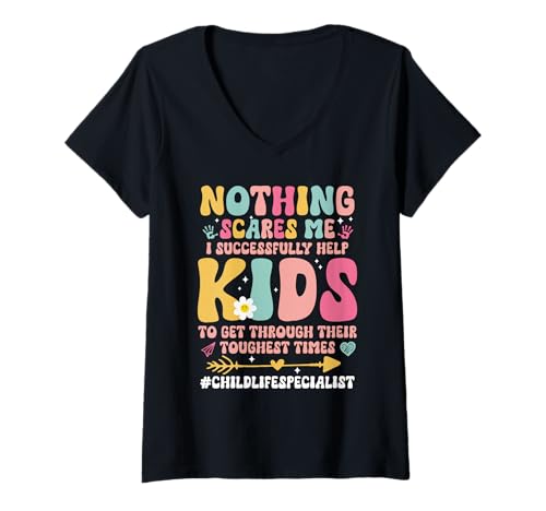 Damen CLS Play Therapy Help Kids Zertifizierter Spezialist für das Kinderleben T-Shirt mit V-Ausschnitt Damen CLS Play Therapy Help Kids Zertifizierter Spezialist für das Kinderleben T-Shirt mit V-Ausschnitt von Play Therapy Outfit For CCLS & Healthcare Worker