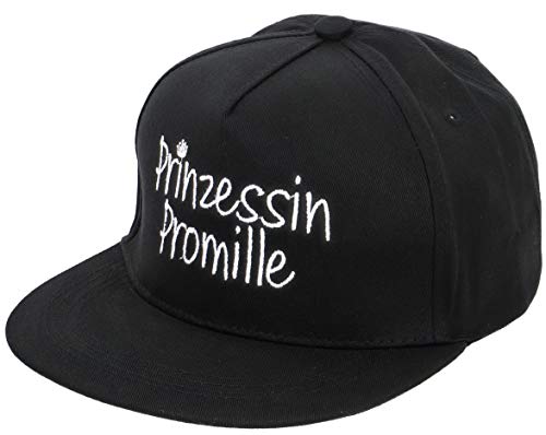 Playaschorle Snapback „Prinzessin Promille“ schwarz – Kappe (Cap) für Mallorca Partys Unisex von Playaschorle