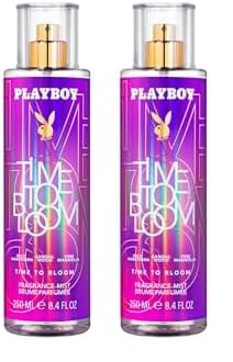 Playboy Time To Bloom Body Mist 250ml (Packung mit 2) von Playboy