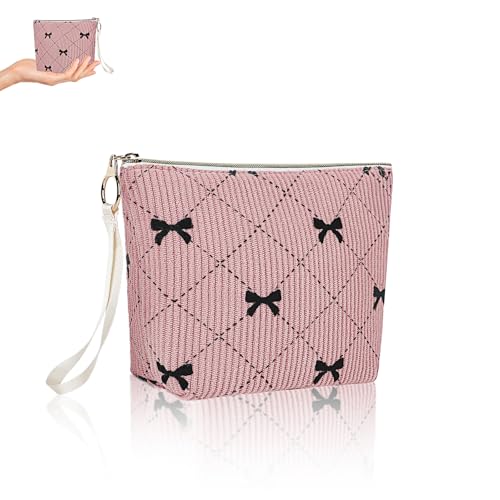 Tasche für Binden Tampon Perioden Aufbewahrung Hygienebeutel für Damenbinden Tampons Aufbewahrungstasche Menstruationstasche für Unterwegs Notfalltasche Schule Mädchen Geschenke 16 * 5,5 * 11cm Rosa von Playexen