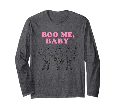Boo Me Baby Geisterfiguren Halloween Langarmshirt Boo Me Baby Geisterfiguren Halloween Langarmshirt von Playful Ghostly Halloween Spirit Vibes