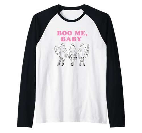 Boo Me Baby Geisterfiguren Halloween Raglan Boo Me Baby Geisterfiguren Halloween Raglan von Playful Ghostly Halloween Spirit Vibes