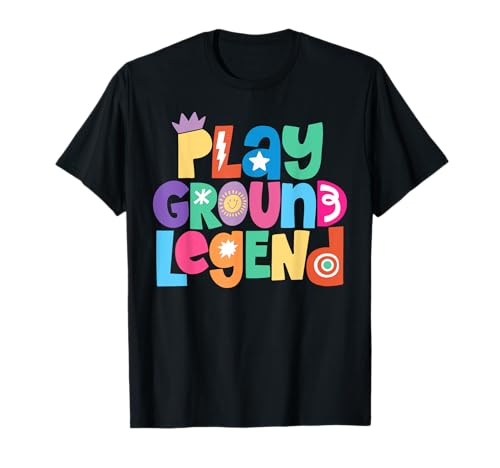 Playground Legend Retro-Grafik für die Schule, für Kinder T-Shirt Playground Legend Retro-Grafik für die Schule, für Kinder T-Shirt von Playground Legend Cool Funny Kids Apparel