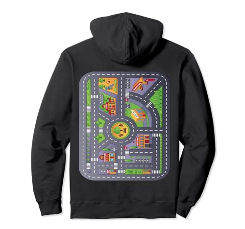 Auto Spielmatte Rückenmassage Outfit Papa & Mama Rennbahn Pullover Hoodie Auto Spielmatte Rückenmassage Outfit Papa & Mama Rennbahn Pullover Hoodie von Playmat Spielstraße Auto Spielmatte Massage
