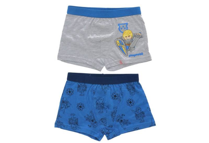 Playmobil Kidswear Unterhemd Playmobil Boxershort 2er Pack – 100% Baumwolle für coole Jungen! (2-St) von Playmobil Kidswear