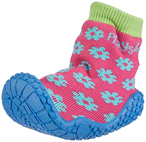 Playshoes Unisex Kinder Aquasocken Wassersportschuh Aquasocken, 174605, Blumen von Playshoes