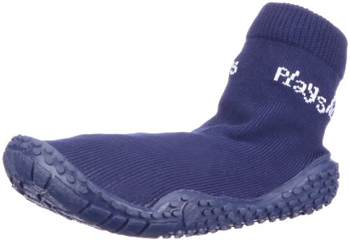 Playshoes Jungen Socke Uni Aqua Schuhe, Blau (Marine 11), 24/25 EU, 174801 von Playshoes