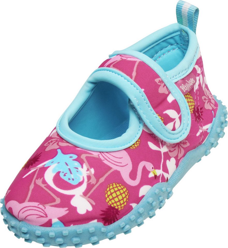 Playshoes Aquaschuh UV-Schutz Aqua-Schuh Flamingo, Größe: 26/27, Farbe: türkis von Playshoes