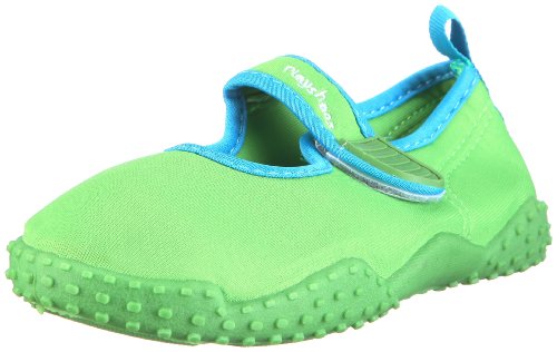 Playshoes Unisex Kinder Aquaschuhe Aqua-Schuhe Klassisch, Grün Klassisch, 18/19 EU von Playshoes