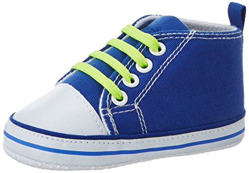 Playshoes Canvas Turnschuhe Krabbel-& Hausschuhe, Blau (blau), 19 EU von Playshoes