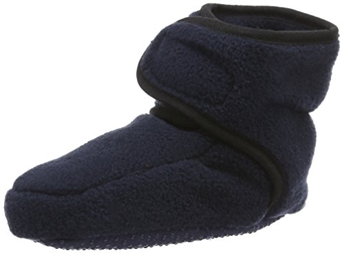 Playshoes Krabbelschuhe für Mädchen und Jungen mit rutschhemmender Noppen-Sohle, Marine, 16/17 EU von Playshoes