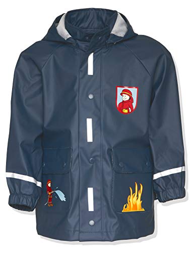 Playshoes Wind- und wasserdicht Regenmantel Regenbekleidung Unisex Kinder,Feuerwehr,80 von Playshoes