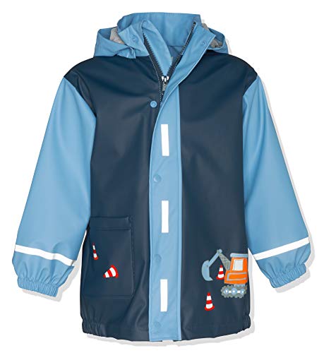 Playshoes Wind- und wasserdicht Regenmantel Regenbekleidung Unisex Kinder,Baustelle,86 von Playshoes