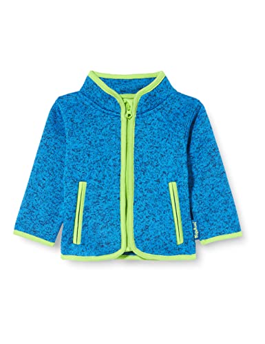 Playshoes Unisex Kinder Fleece-Jacke Outdoor-Oberteil, blau Strickfleece, 80 von Playshoes