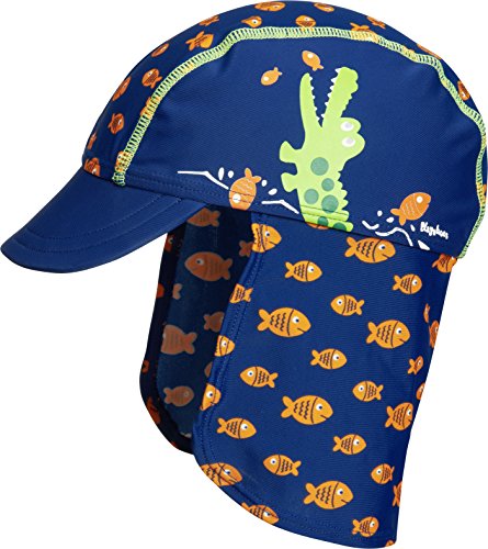 Playshoes Badekappe Kopfbedeckung Unisex Kinder,Krokodil,49 von Playshoes