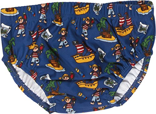 Playshoes Baby Jungen Uv-schutz Windelhose Pirateninsel Schwimmwindel, Mehrfarbig (Original 900), 62-68 EU von Playshoes