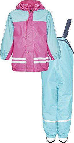 Playshoes Warmer Wasserdichter Matschanzug Regenbekleidung Unisex Kinder,Türkis,80 von Playshoes