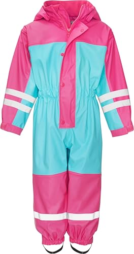 Playshoes Warmer Wasserdichter Matschanzug Regenbekleidung Unisex Kinder,türkis Overall,92 von Playshoes