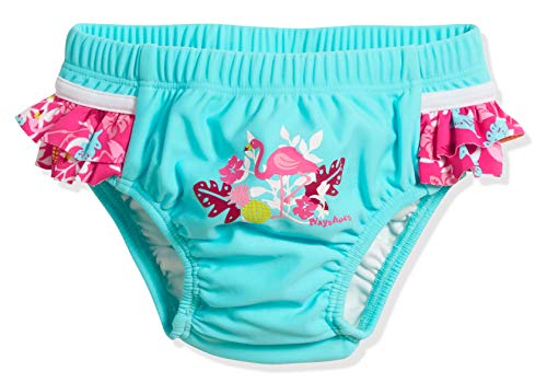 Playshoes UV-Schutz Windelhose Unisex Kinder Badehose Schwimmhose Badebekleidung, Flamingo, 62/68 von Playshoes