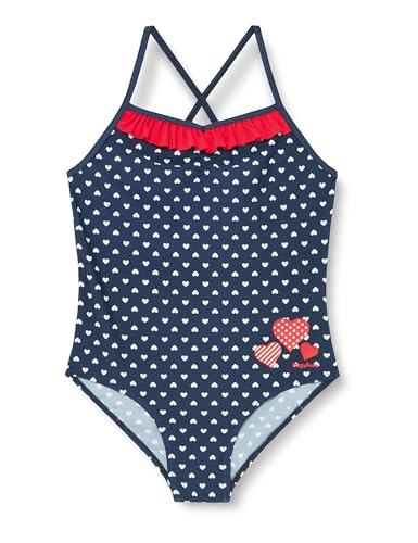 Playshoes Schwimmanzug Badebekleidung Mädchen,Herzchen,110-116 von Playshoes