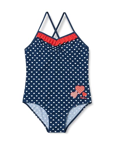 Playshoes Schwimmanzug Badebekleidung Mädchen,Herzchen,110-116 von Playshoes