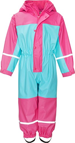 Playshoes Warmer Wasserdichter Matschanzug Regenbekleidung Unisex Kinder,türkis Overall,74 von Playshoes