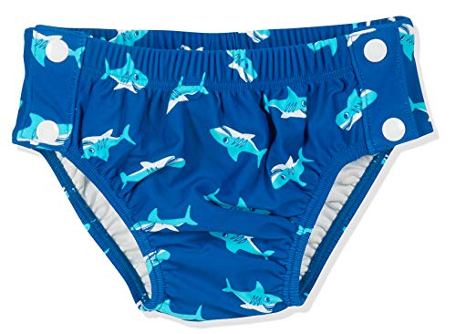 Playshoes Badehose Schwimmhose Badebekleidung Unisex Kinder,Hai Zum Knöpfen,62-68 von Playshoes